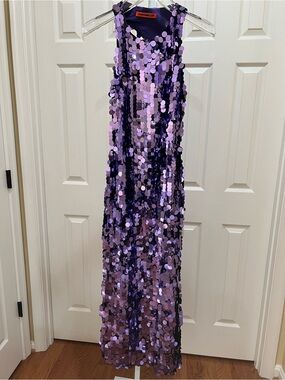 Simon Miller Sequined Cutout Sleeveless Dress
